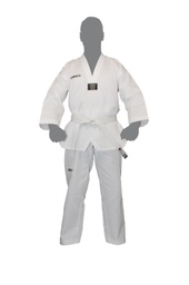 Dobok - Uniforme de Taekwondo Nihon Do  brodé au dos col blanc (Taille 160 à 210)
